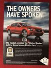 Mazda6 JD Power Award Winner 2014 Print Ad - Great to Frame!