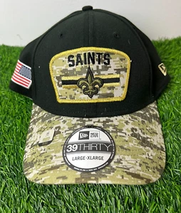 Cappello Berretto New Era New Orleans Saints 2021 Salute To Service 39Thirty Taglia L/XL - Foto 1 di 7