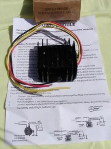 single PHASE RECTIFIER voltage REGULATOR Wassell 12v solid state BSA TRIUMPH AJS - Picture 1 of 5