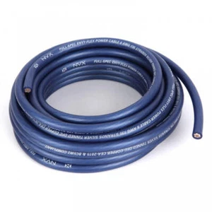 XW8BL20 20 ft Blue 8-Gauge True Spec 100% OFC EnvyFlex Power/Ground Wire - Picture 1 of 1