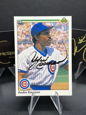1990 Upper Deck Andre Dawson #357 Autographed NO CERT - Image 1 of 2