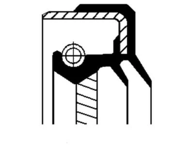 Para 2013-2018 BMW 320i xDrive vedação de pinhão dianteira 72335WQJN 2014 2015 2016 2017 - Imagem 1 de 2