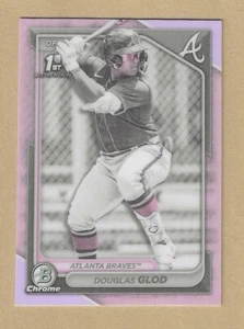2024 1st Bowman Chrome Douglas Gold PEARL Refractor #BCP-11 Braves RC - Bild 1 von 2
