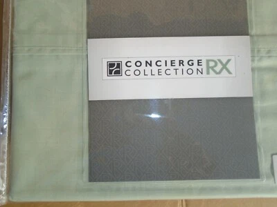  Juego de sábanas King Size 4 piezas Concierge RX 75 % algodón/25 % poliéster COLOR SALVIA Foto 1 de 4