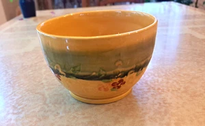 Souleo Provence Hand Painted Square Rimmed 5" Pottery Bowl France - Bild 1 von 9