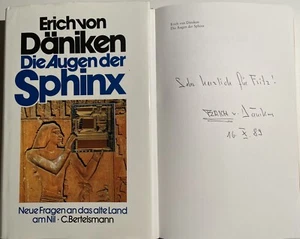 Erich von Däniken signiert Buch Original Unterschrift Signatur Autogramm - Picture 1 of 1