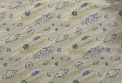 Camelot Fabrics #1103089 MARTY GOES TO MARS Suling Wang Planets 1/2 Yard - Image 1 of 3