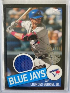 2020 Topps 1985 '85 Relics BLACK LOURDES GURRIEL JR #85TRLG /199 Blue Jays - Picture 1 of 1