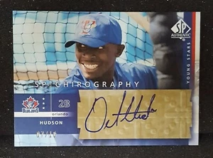 ORLANDO HUDSON 2003 UPPER DECK SP AUTHENTIC CHIROGRAPHY GOLD AUTO /10 BLUE JAYS - Picture 1 of 2