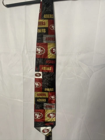 Vintage 2002 SF 49ers Block & Play Tie NWT Cover