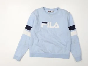 Fila Blue Unisex Adults M Logo Sweatshirt - Picture 1 of 12
