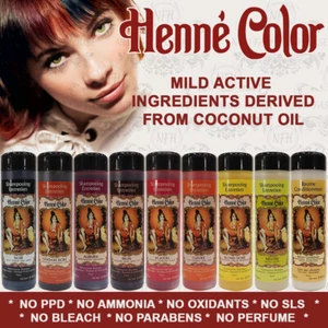 Henne Color Natural Colour Boosting Henna Shampoo & Henne Conditioner 250ml - Picture 1 of 13