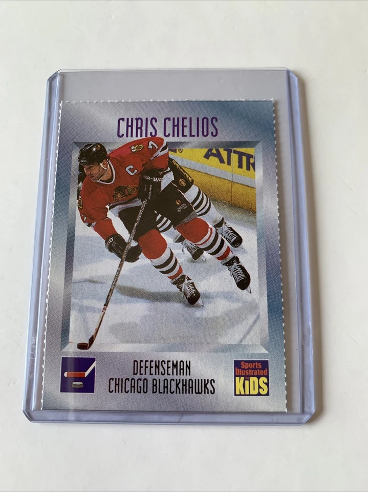 CHRIS CHELIOS #585 Blackhawks NHL Sports Illustrated for Kids SI For Kids - Image 1 of 4