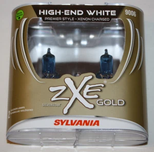 Sylvania Silverstar ZXE GOLD 9006 Pair Set 9006SZG.BP2 Headlight Bulbs NEW - Picture 1 of 4