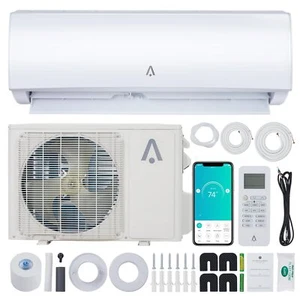 9000 BTU 19 SEER2 Ductless Mini Split System Air Conditioner Heat Pump 115V AC - Picture 1 of 40