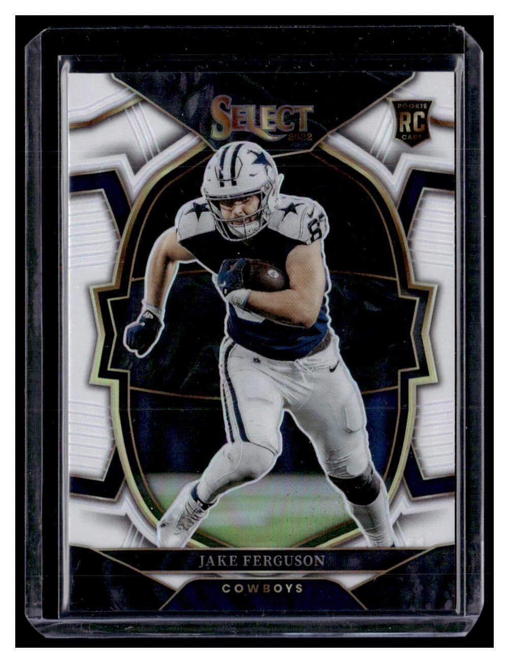 2022 Select Prizm White #87 Jake Ferguson ROOKIE CARD COWBOYS RC /35
