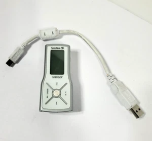 SanDisk Sansa m240 (1GB) Digital Media MP3 Player Silver; tested and working - Picture 1 of 5