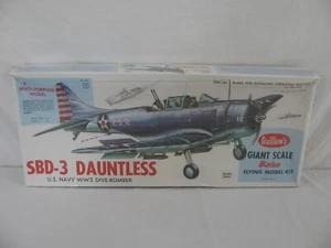 Guillow's Balsa Wood Navy SBD-3 Dauntless Flying Model Airplane Kit #1003 NOS - Picture 1 of 11