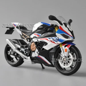 Réplica en miniatura modelo de motocicleta diecast escala 1:12 BMW S1000RR bicicleta deportiva bicicleta - Imagen 1 de 18