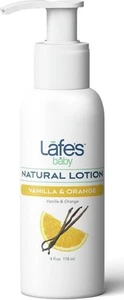 Lafe's Natural Bodycare Lafe's Organic Baby & Kids Lotion Vanilla Orange 4 oz - Picture 1 of 1