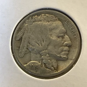 1919 Buffalo Nickel F5446 - Bild 1 von 2