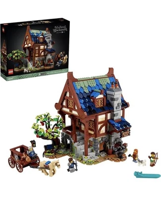 LEGO Ideas: Medieval Blacksmith 21325 99% COMPLETE READ DESCRIPTION - Image 1 of 3