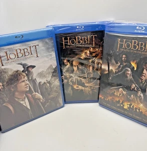 The Hobbit Trilogy - All 3 Blu-ray Movies (SEALED) - Bild 1 von 12