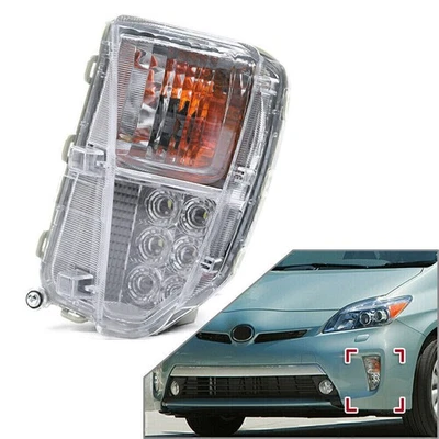 Front Left LED ABS Fog Lamp Light For Toyota Prius 4-Door 2012 2013 2014 2015 - Image 1 of 4