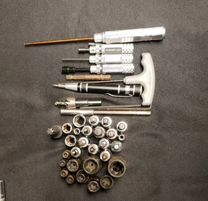 Mixed Tools Lot Hex E Torx Sockets Drivers Great Neck USA Impact - Picture 1 of 6