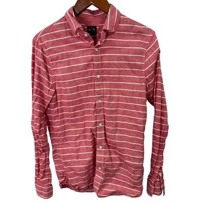 A/X Armani Exchange Men’s Shirt sz S 100% Linen Casual Button Down #G657 - Image 1 of 4