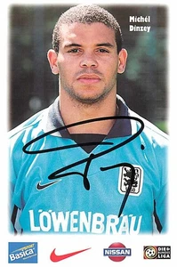 Autogrammkarte Michel Dinzey TSV 1860 München Bundesliga 1998/99 - Bild 1 von 2
