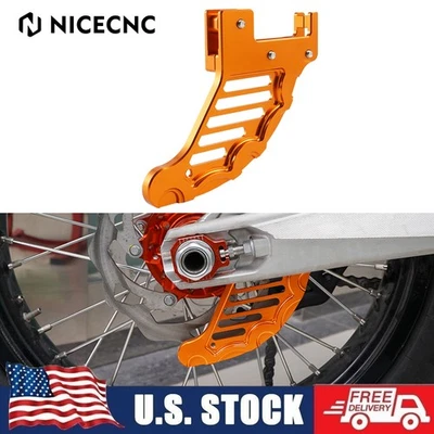 Protector de rotor de disco de freno trasero CNC para KTM 125 150 200 250 450 525 SX SXF 2004-2023 Foto 1 de 4