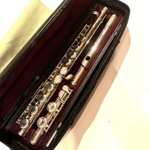 Yamaha YFL-311 Flute Silver Head Joint Nickel Silver Body Covered Keys Vintage - Picture 1 of 8