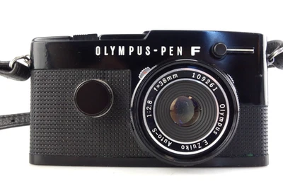 Olympus PEN FT camera Auto S 38mm f2,8 black body 249186 + Tasche jl121 - Bild 1 von 4
