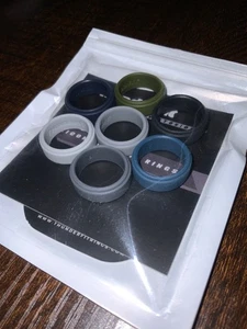Thunderfit Born Victorious Flessibile Fede Nuziale Uomo Silicone Confezione da 7 - TAGLIA 6 - Foto 1 di 4