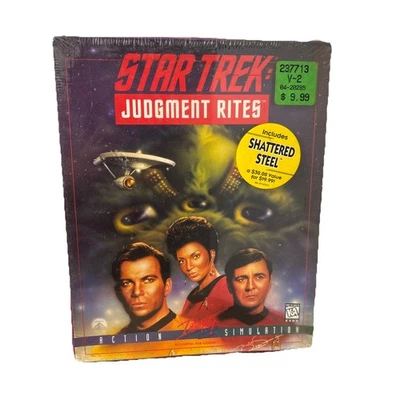 PC Big Box 'Star Trek: Judgement Rites'(Dos5+) Plus Bonus Game New and Sealed - Image 1 of 4