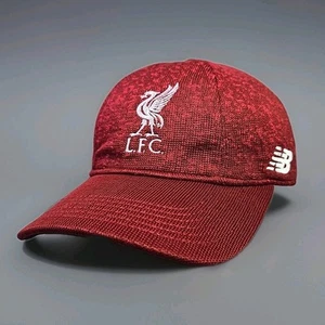 Liverpool FC Hat New Balance Red Snapback LFC Soccer Club Cap Used Clean OSFM - Picture 1 of 7