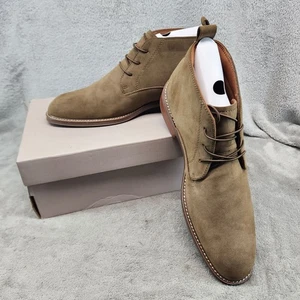 Kenneth Cole Reaction Shoes Mens Size 10 Taupe Brown Suede Chukka Boot *NWT* - Picture 1 of 10