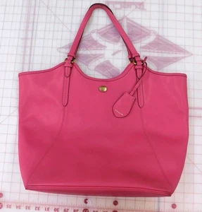 Coach Saffiano Leather Large Pink Tote - Picture 1 of 9