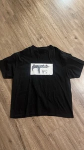 “Always Empty The Clip” Dit. Uzi Series Mens 2XL Short Sleeve Black T-shirt Rare - Picture 1 of 5