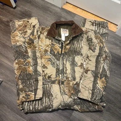 Walls Coveralls Mens 2XL Blizzard Pruf Realtree Camo Insulated Hunting Full Zip - Image 1 of 4