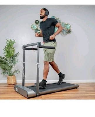 Dynamax RunningPad Folding Treadmill Compact Smart 9kph Bluetooth Home Gym - Image 1 of 4