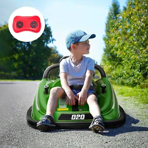 12V Kids Ride on Bumper Car 360° Spinning Electric Vehicle LED w/Remote Control - Picture 1 of 24