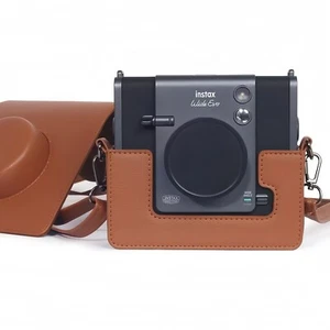 Camera bag. Leather hard case protective. Anti-fall.for fujifilm instax wide EVO - Picture 1 of 37