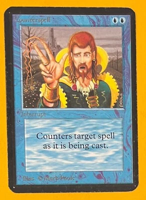 MTG COUNTERSPELL Alpha (OldManMTG 008-123) - Image 1 of 4