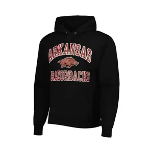 Mens XL Champion Black Arkansas Razorbacks High Motor Pullover Hoodie - Picture 1 of 3
