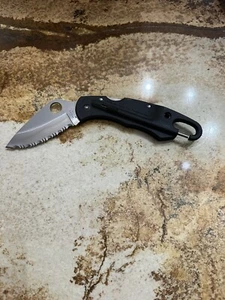 Spyderco C30SBK Snap-It, NOS, New in Box, Remote Release, Vintage - Picture 1 of 11