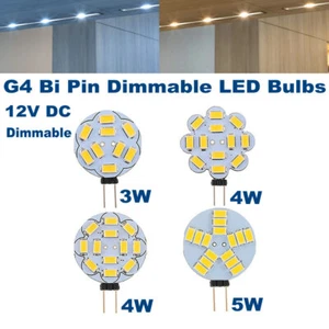 G4 LED Bulb 5730SMD 3W 4W 5W 12V DC Dimmable Dome Light Replace Halogen Bulbs - Picture 1 of 9