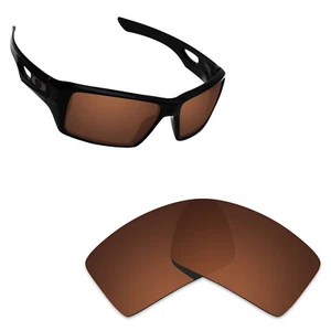 Hawkry Polycarbonate Replacement Lenses for-Oakley Eyepatch 2-Bronze Brown - Afbeelding 1 van 3