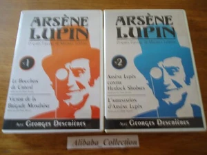 LOT DE 2 DVD ARSÈNE LUPIN 1 2 Georges Descrières - Imagen 1 de 3